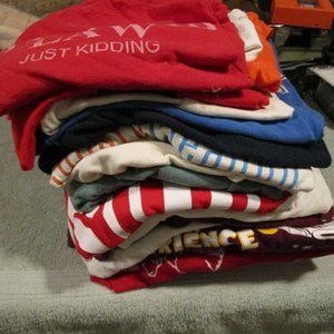 Teenager T-shirts  From High School to College    15 shirts